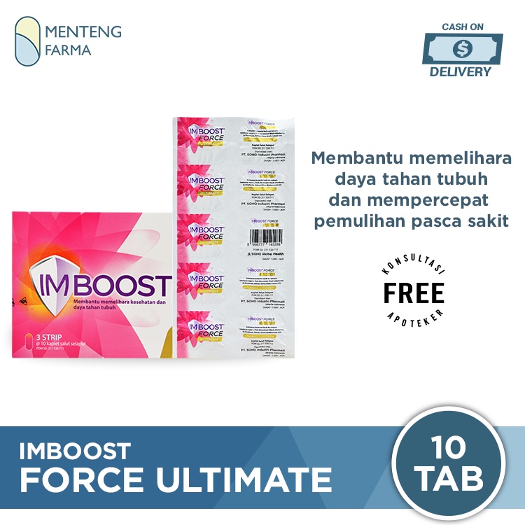 Imboost Force Ultimate 10 Kapsul - Vitamin Penambah Sistem Imun