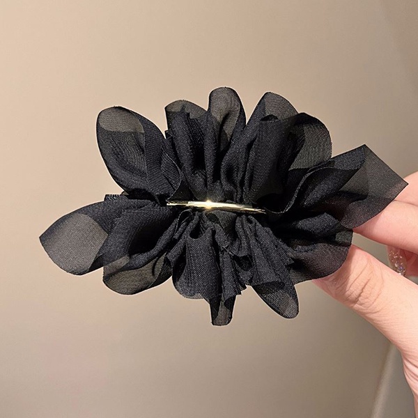 jepit rambut bunga chiffon flower hairpin jje089 (4F1)