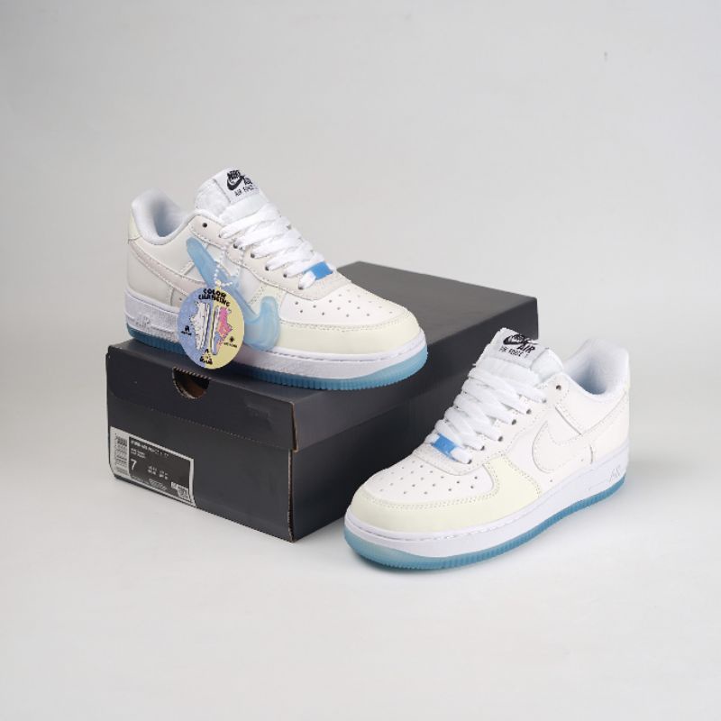 (OLK) Sepatu NIKE Air Force 1 '07 Low Lx UV Reactive