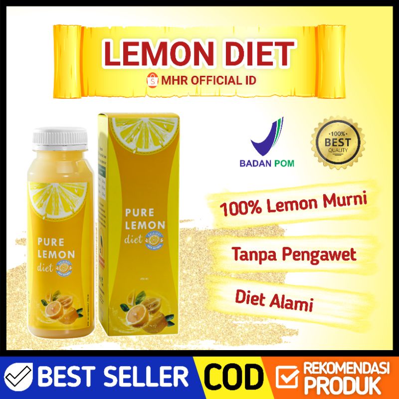 

Pure Lemon Diet 100% Sari Lemon Alami Tanpa Campuran Air Detox Tubuh BPOM Herbalov