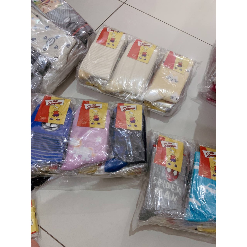 GTM - Kaos Kaki Anak Motif Karakter Lucu Bayi Paud / TK &amp; SD Kaos Kaki Anak Laki Laki Perempuan Termurah Cewek dan Cowok / Kaos Kaki Anak Panjang / Kaos kaki bayi 0 4 6 bulan 1 2 3 4 5 tahun