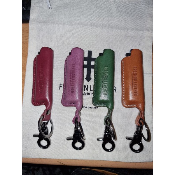 Case Korek Cricket Leather Premium Sarung Korek Api Lighter