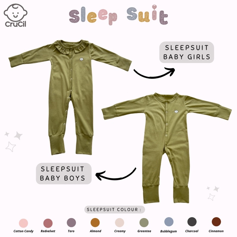 Sleepsuit Couple - Bayi Cewek dan Cowok