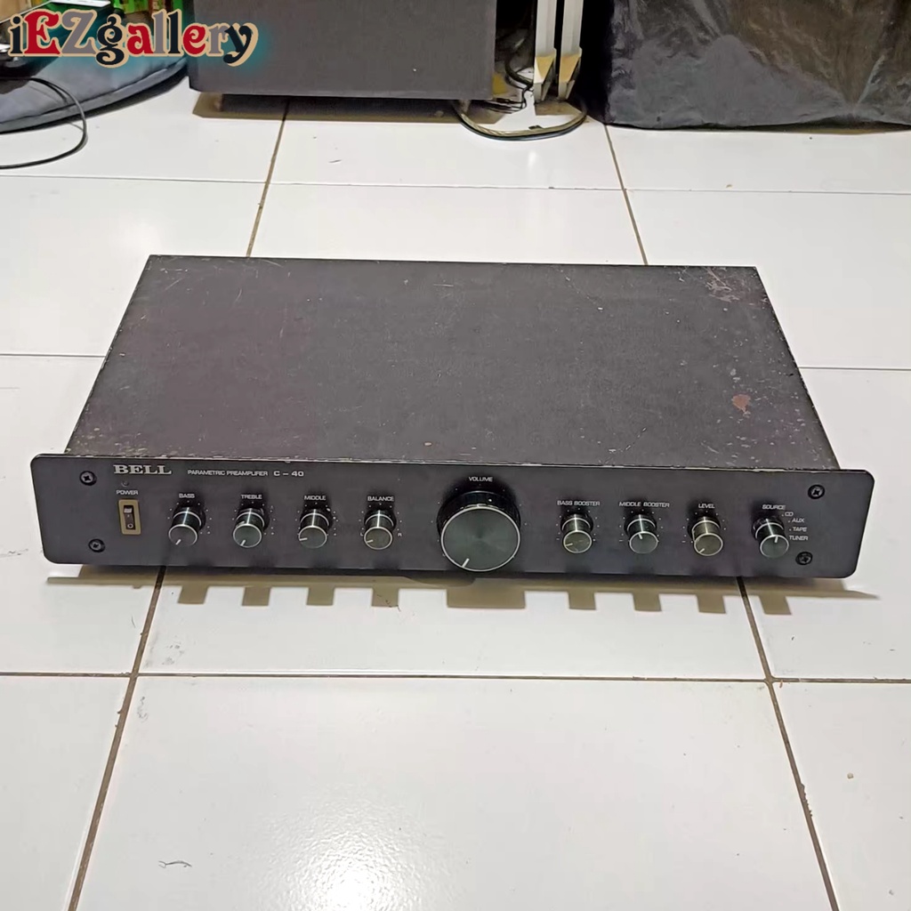 Tone control parametrik bell c-40 normal siap pakai