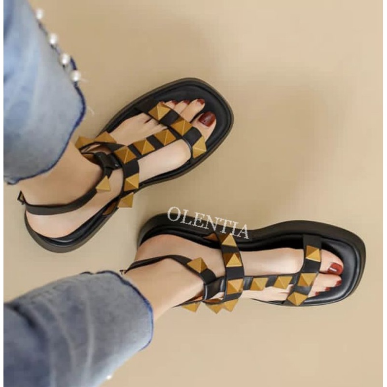 Sandal Wanita Wedges platform stut DN 08