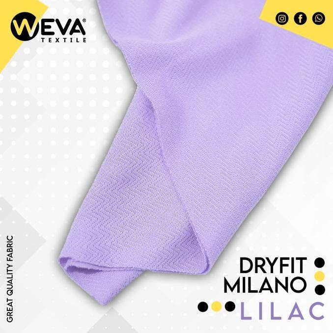 Bahan Kain Jersey Dryfit Milano Lilac - Kain Drifit Weva Textile