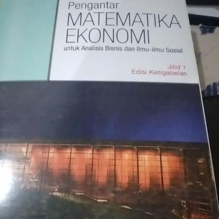 

Update 시 pengantar matematika ekonomi edisi 13 ketigabelas jilid 1 by haeussler