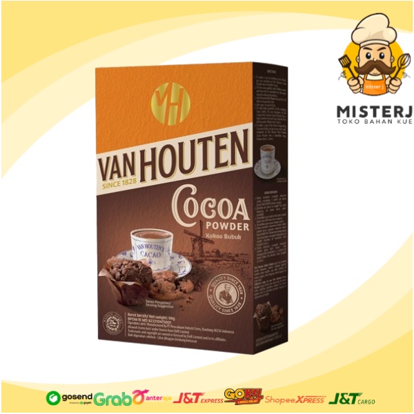 

Van Houten Cocoa Powder 40gr | Van Houten Coklat Bubuk Manis