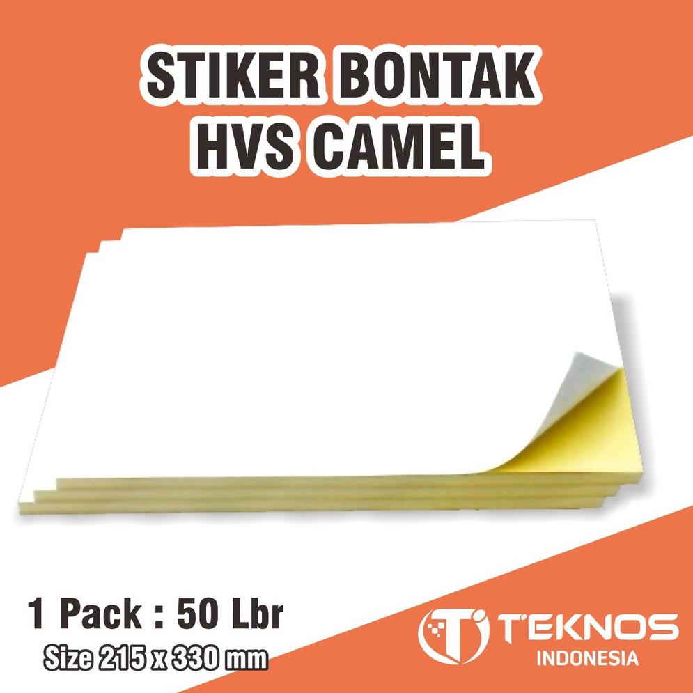 

(PROMO SQL95) [50 LEMBAR] STIKER BONTAK HVS MATTE/DOFF CAMEL FOLIO F4 ✫