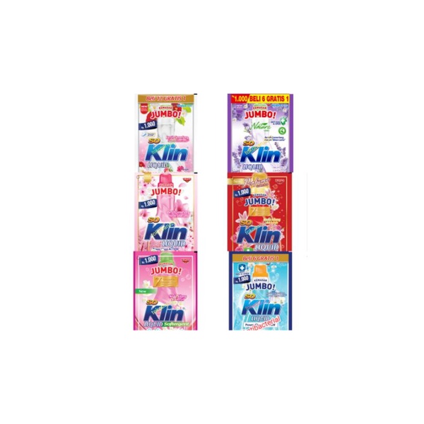 Soklin Liquid sachet Eceran 1000 (12sachet)