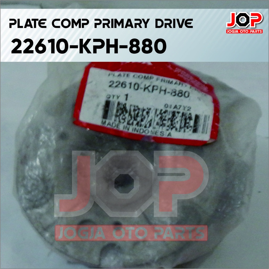 PLAT KAMPAS GANDA KARISMA ORI AHM 22610-KPH-880