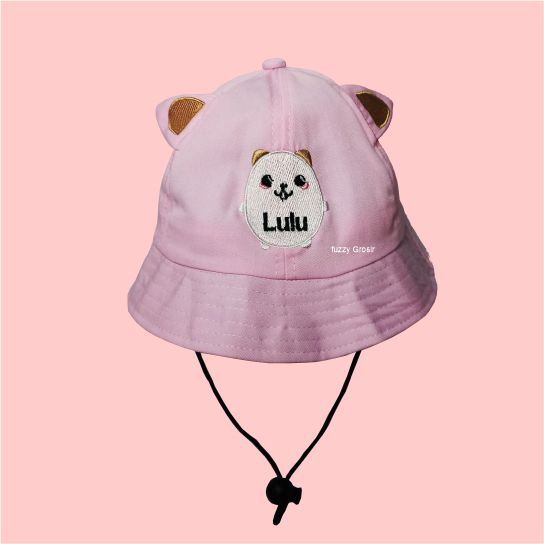 Topi Bucet Hat Anak Tali Squishy Motif Animal Usia 2 Sampai 5 Tahun