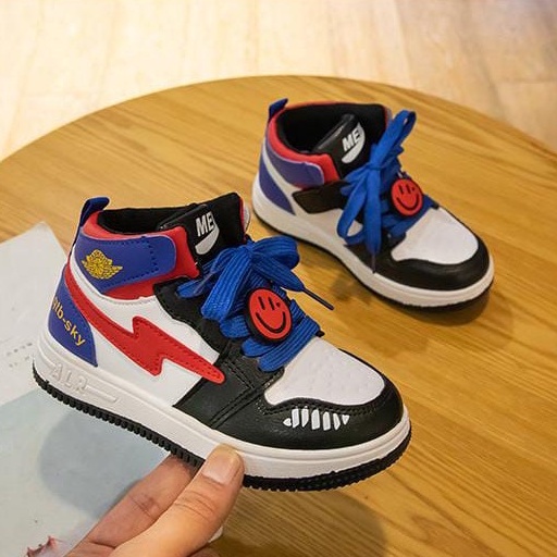 Smilesky Sneaker Sepatu Anak Laki-laki Import Kids Ukuran 26-37 Usia 3-9 Tahun
