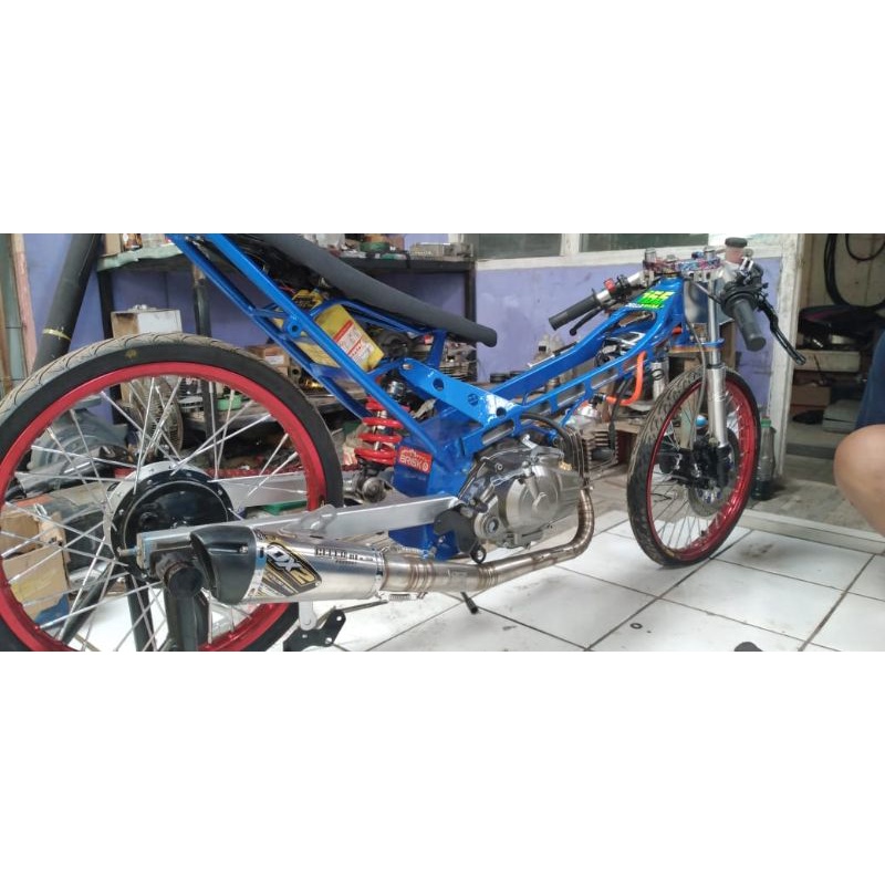 knalpot bebek Sleepengine 115-200cc OX2 racing