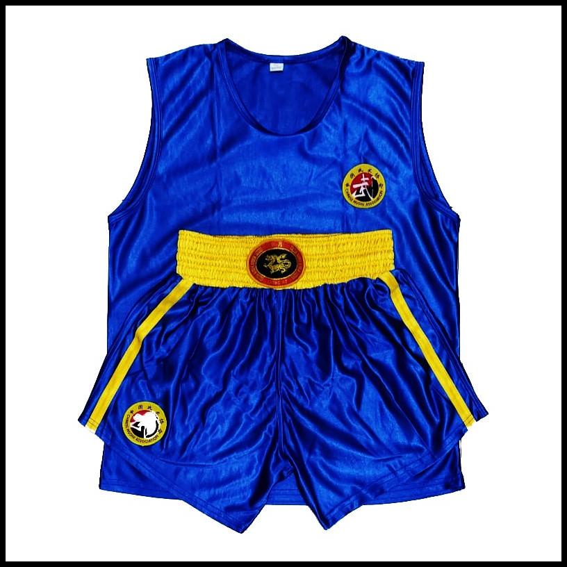 Baju Wushu Sanda, Baju Tanding Wushu Sanshou Size S, M, L, Xl