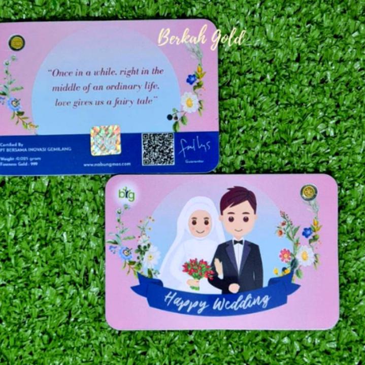 Paling Dicari ❤Emas Big Gold mini 0.025-0.1 Gram Gift series Wedding Moslem Landscape Exclusive Pack
