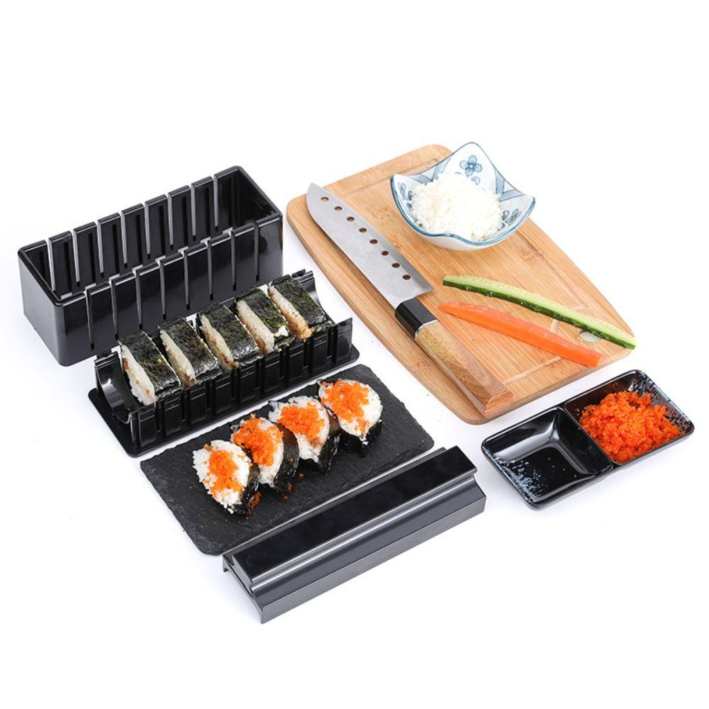 [Elegan] Sushi Making Kit Creative Non-Stick Cooking Sushi DIY Makanan Jepang Food Grade PP Sushi Press