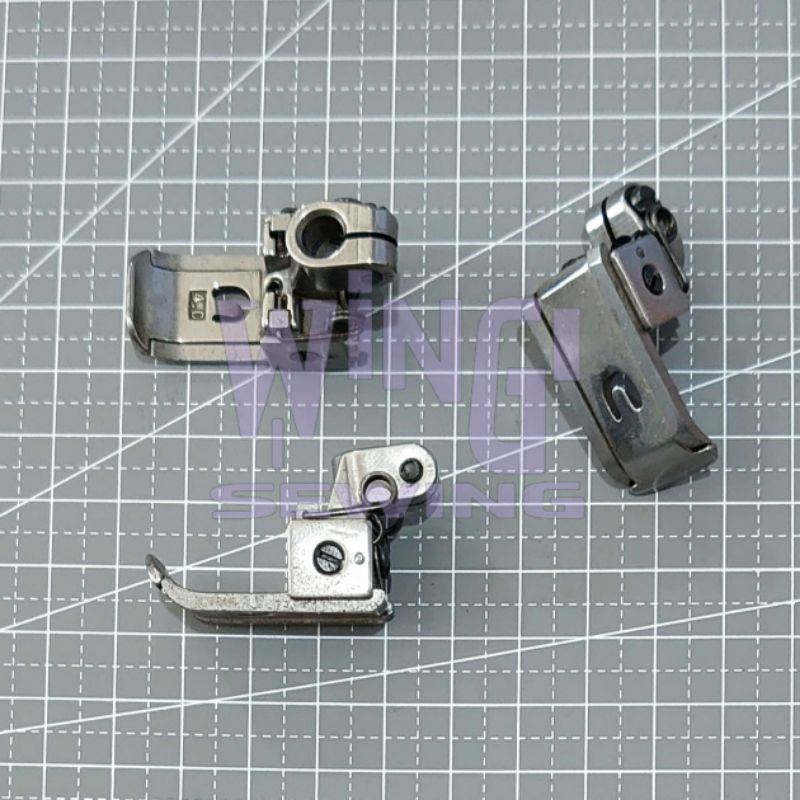 25746040 Sepatu Kam Timpa 4.0MM 2 Jarum Mesin Jahit Overdeck