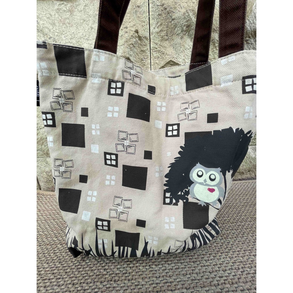 Tas Preloved/Bekas/Tidak Baru Ripples Burung Hantu/Owl (BISA NEGO HARGA | Tas Glow In The Dark, Tas 