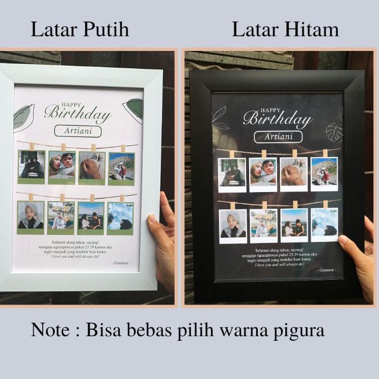 LKR.31Oc22l • (SEHARIGift Foto / Kado Ulang Tahun / Kado Anniversary / Polaroid/Bingkai Foto Polaroi