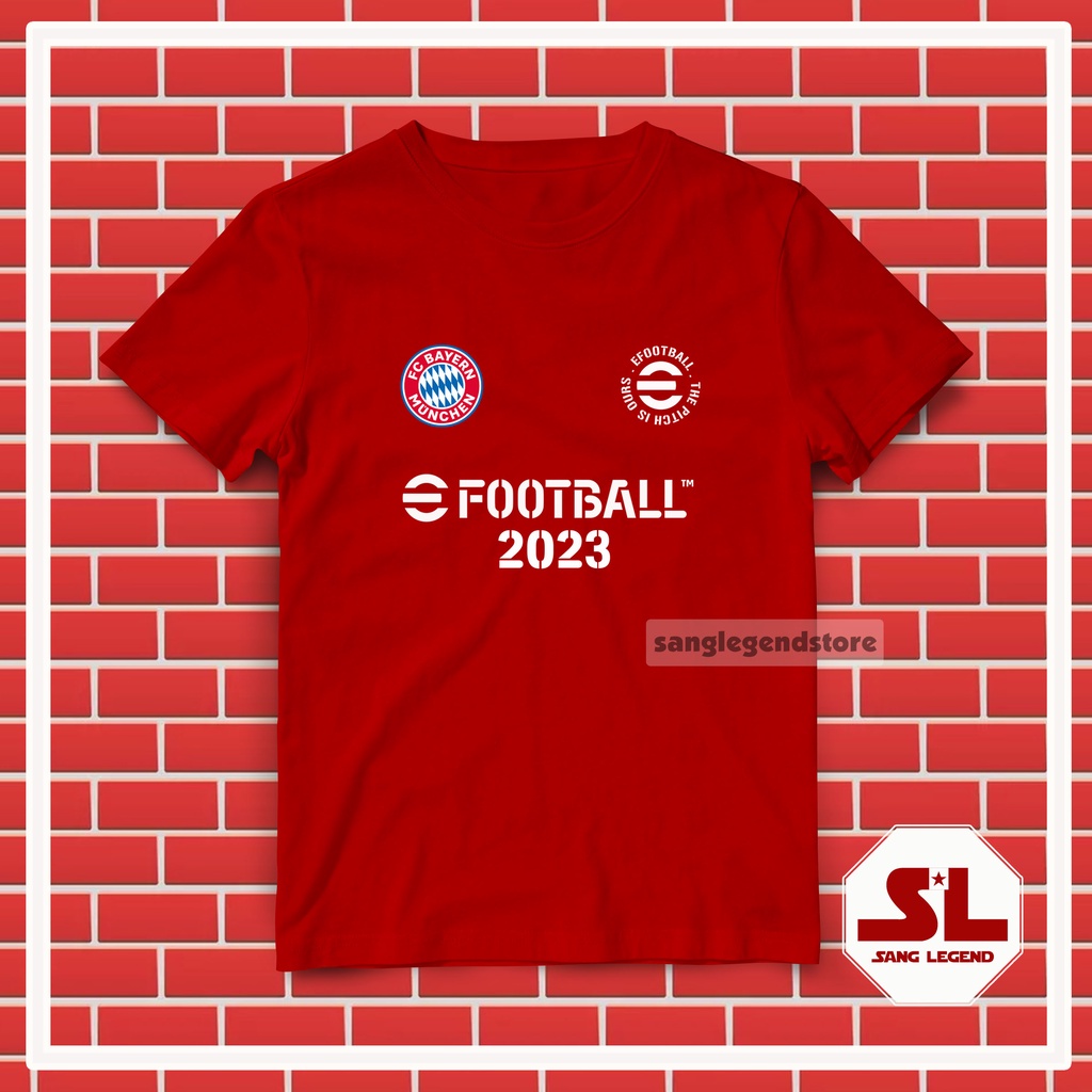 KAOS TSHIRT DISTRO PRIA EFOOTBALL PES MOBILE CLUB BAYERN MUNCHEN 2023
