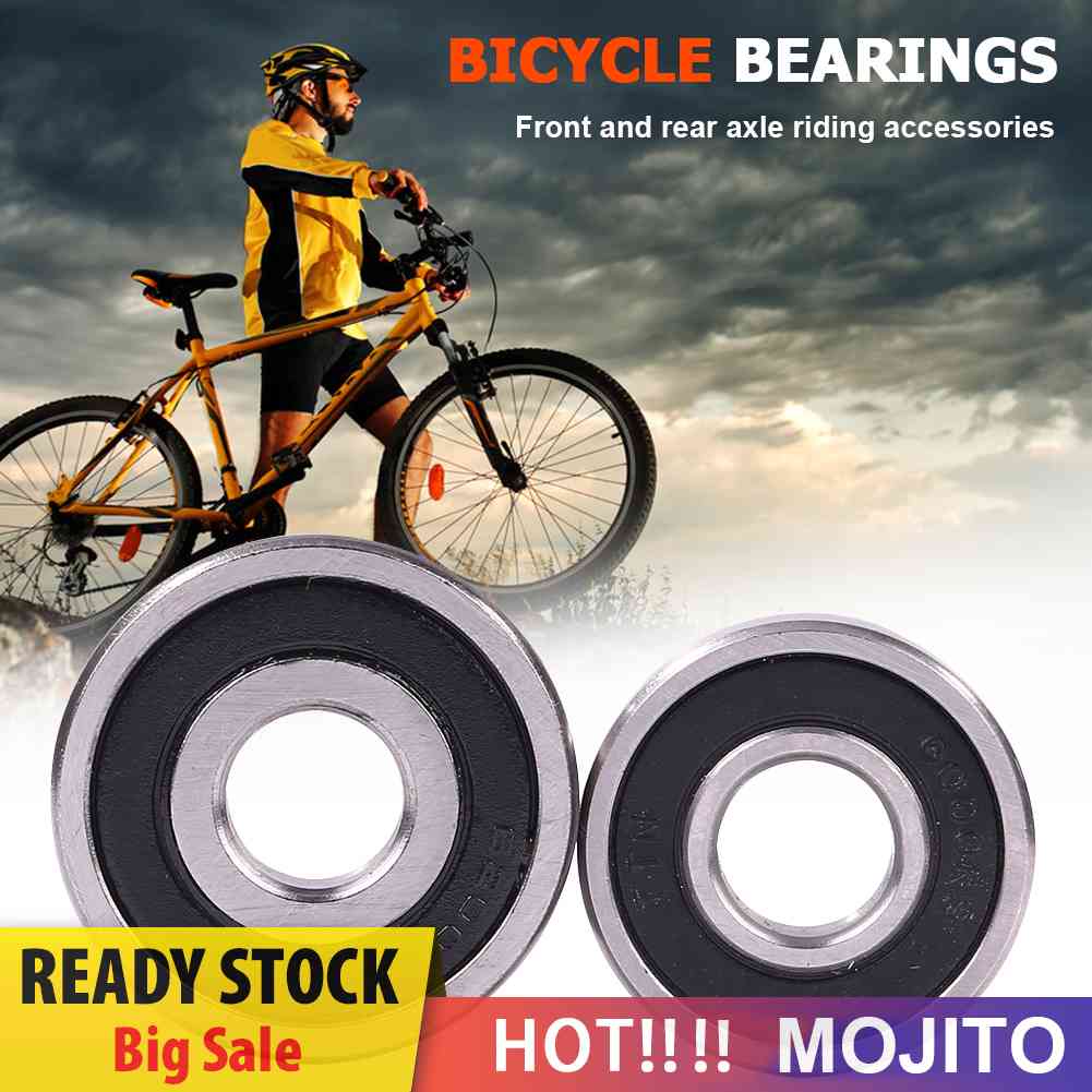 2pcs Bearing Depan / Belakang Solid 6000 / 6200 Untuk Sepeda MTB