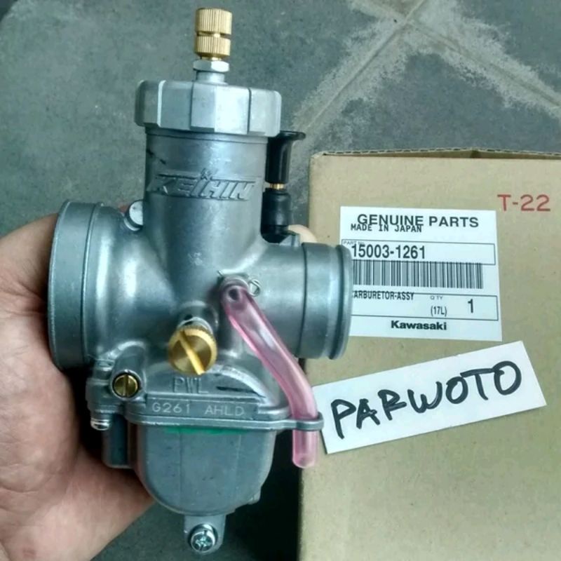 Karburator Karbu Carburetor Assy Keihin PWL 26 PWL26 Ninja KR150 KR 150 R S SS Ori - Original Kawasa