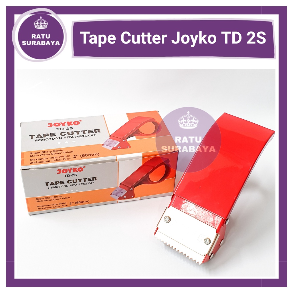 

Tape Cutter Joyko TD-2S Alat Potong Lakban 2 inch 48mm Tape Dispenser Model Besi Joyco