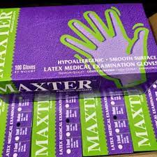 SARUNG TANGAN LATEX MAXTER / MAXTER LATEX HANDSCOON GLOVES ISI 100 HARGA MUMER 100% ORIGINAL