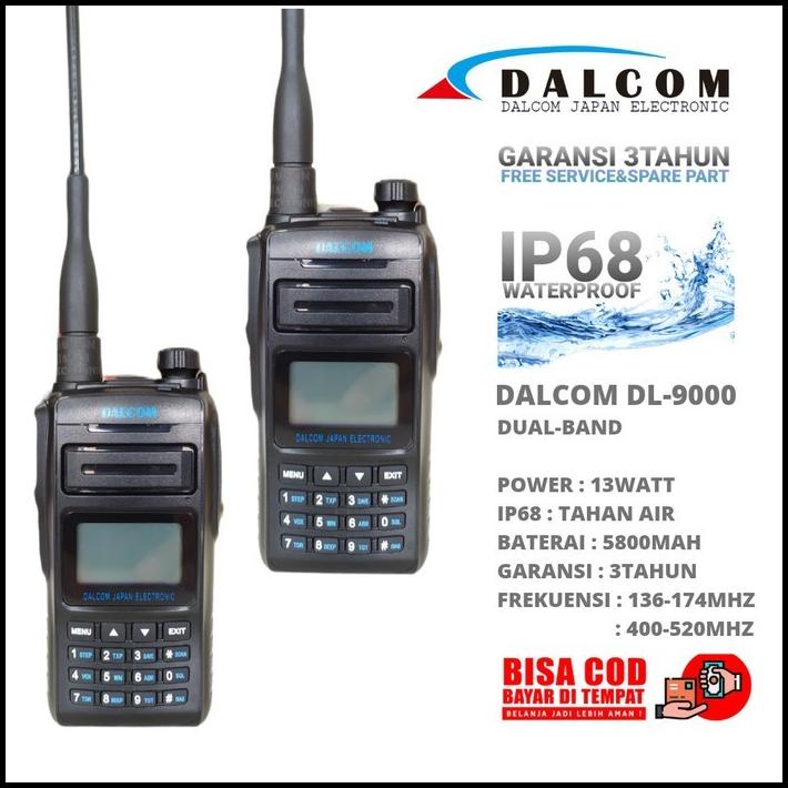 Ht Dalcom Japan Dl-9000 13W Dual Band Tahan Air