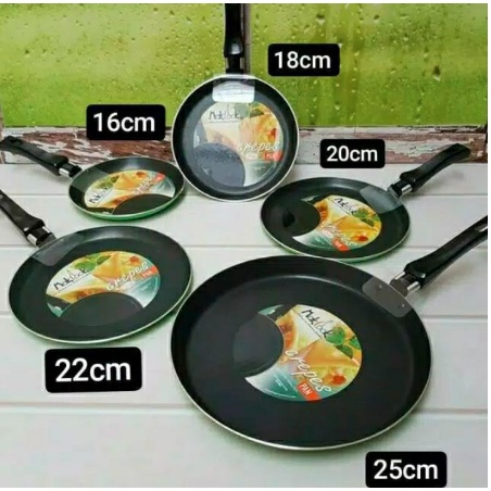 Makcook Wajan Crepes Pan / Crepes Maker Pan / Wajan Pembuat Crepes - Penggorengan Anti Lengket