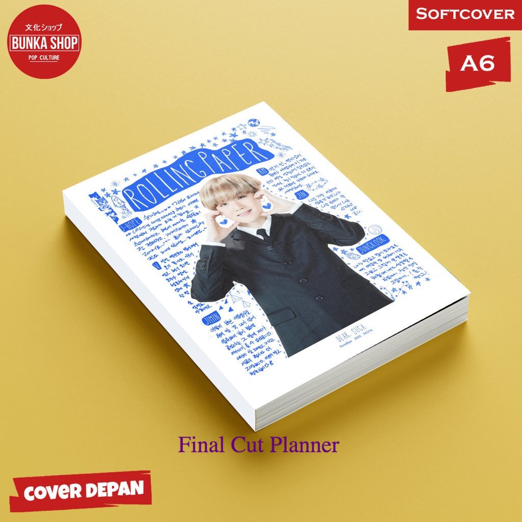 

Pocket Note KPOP BTS Festa Suga Softcover A 6 Buku Tulis Catatan Notes Agenda Planner Jurnal .