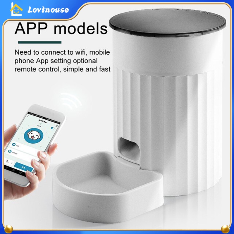 3L WIFI Automatic Pet Feeder Makanan Kucing Automatik Remote control Smart Pet Feeder app connection