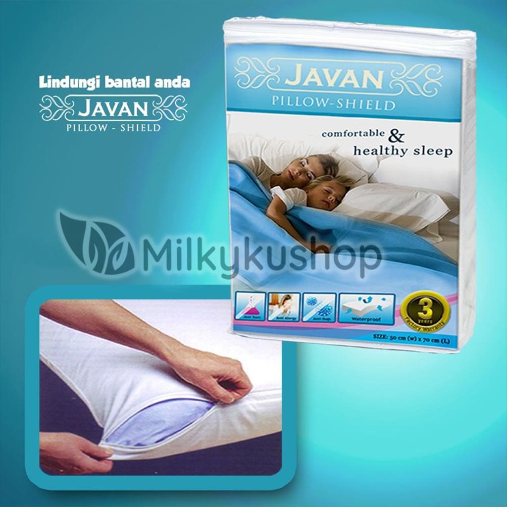 Javan Bed Shield Adult Pillow Shield (70x50cm) - White