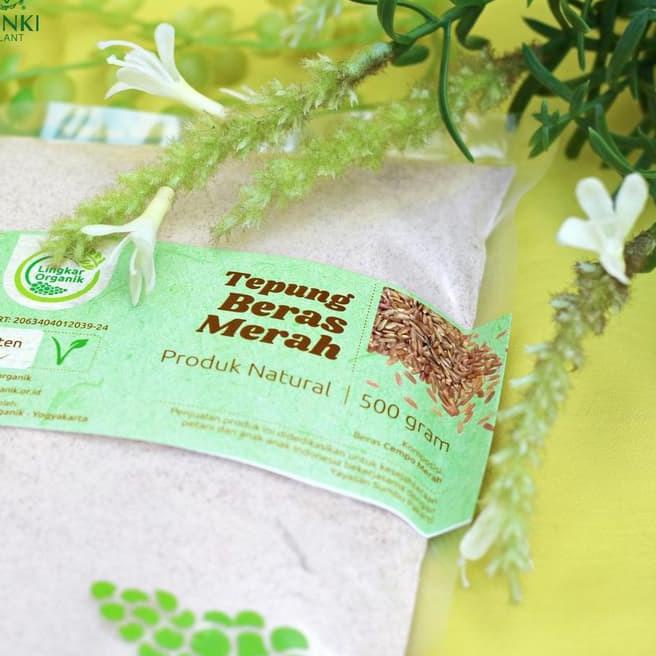 

Best Price--Tepung Beras Merah Lingkar Organik - 500 g