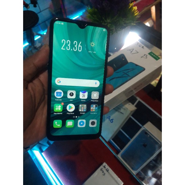 oppo a7 ram 3/64 fullset original