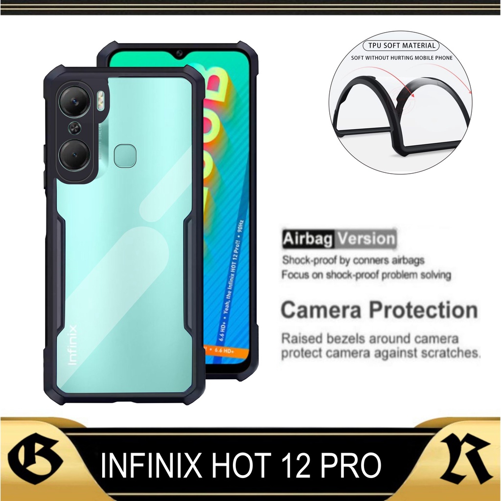 PROMO Case INFINIX HOT 12 PRO HOT 12 PRO Nfc 2022 Transparan Softcase Casing INFINIX HOT 12 PRO HOT 