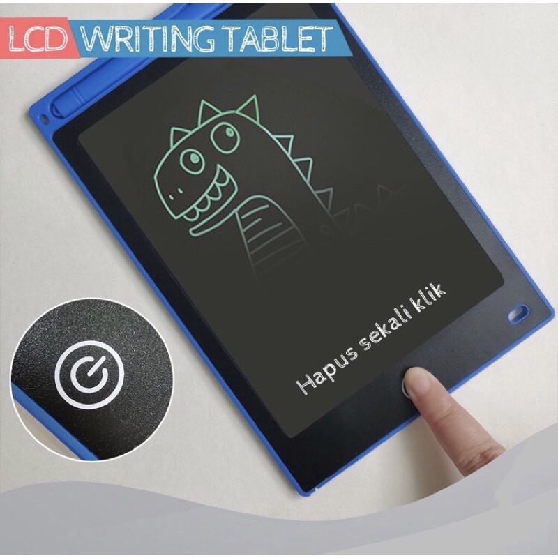 LCD Drawing Writing Tablet 8.5 Inch Mainan Papan Tulis Hapus Board Digital Pad Edukasi Pen Gambar