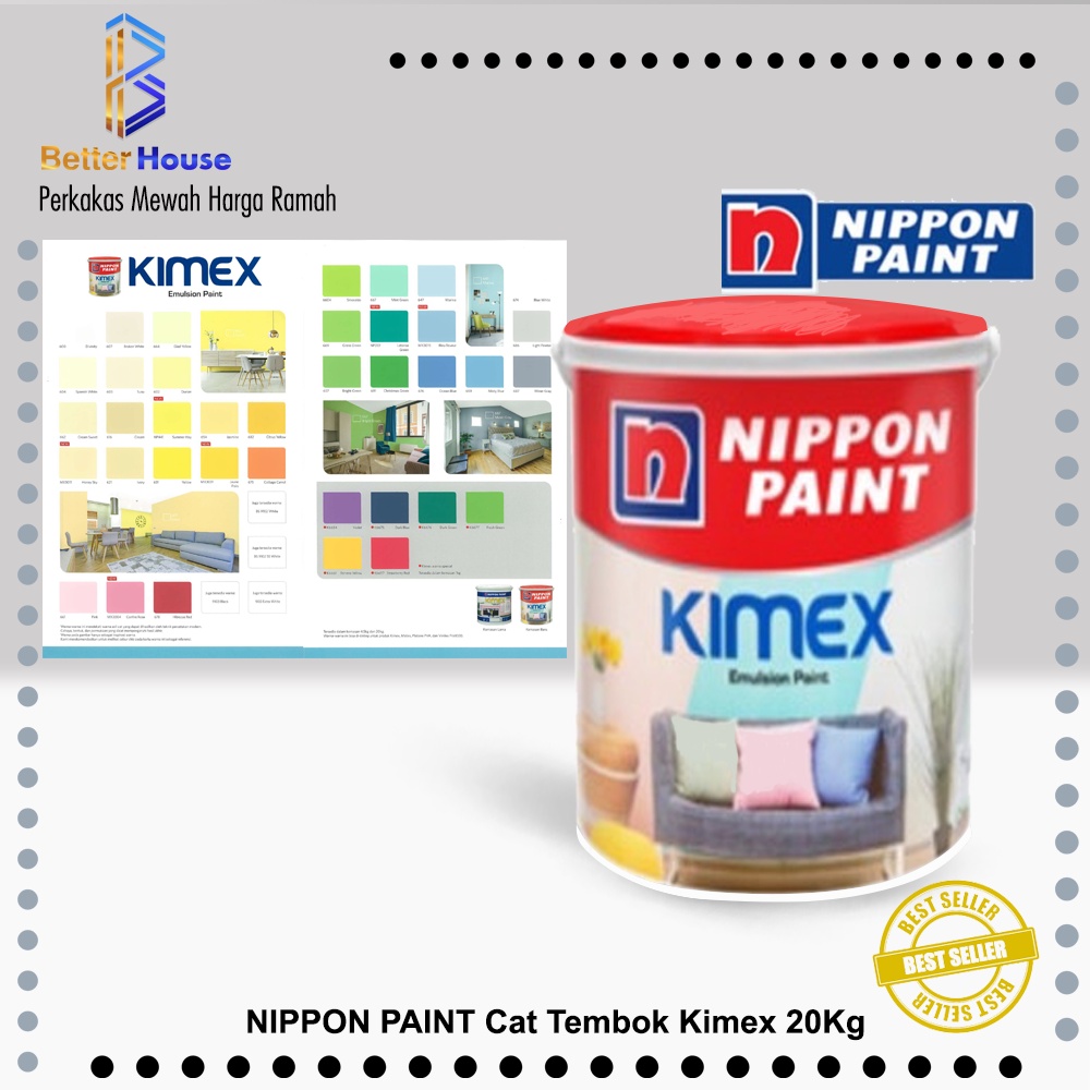 Nippon Paint Cat Tembok Interior Kimex 20kg