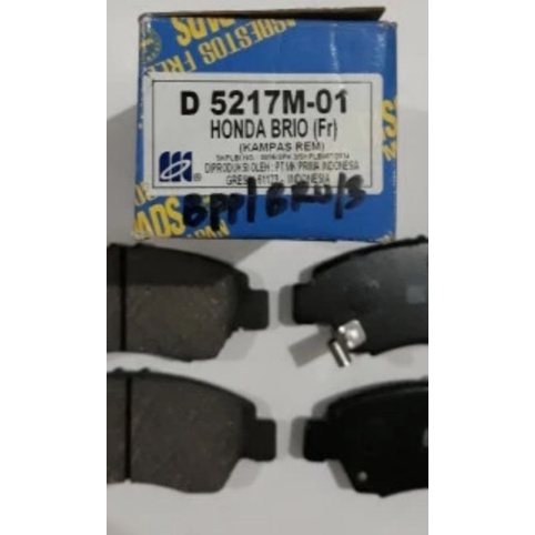 Kampas Rem Depan Brake Pad Honda Brio MK Biru Asli MK Kashiyama