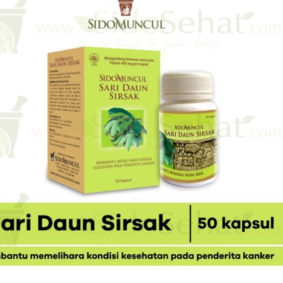 

TERLARIS Sari Daun Sirsak Sidomuncul Untuk Penderita Kanker 