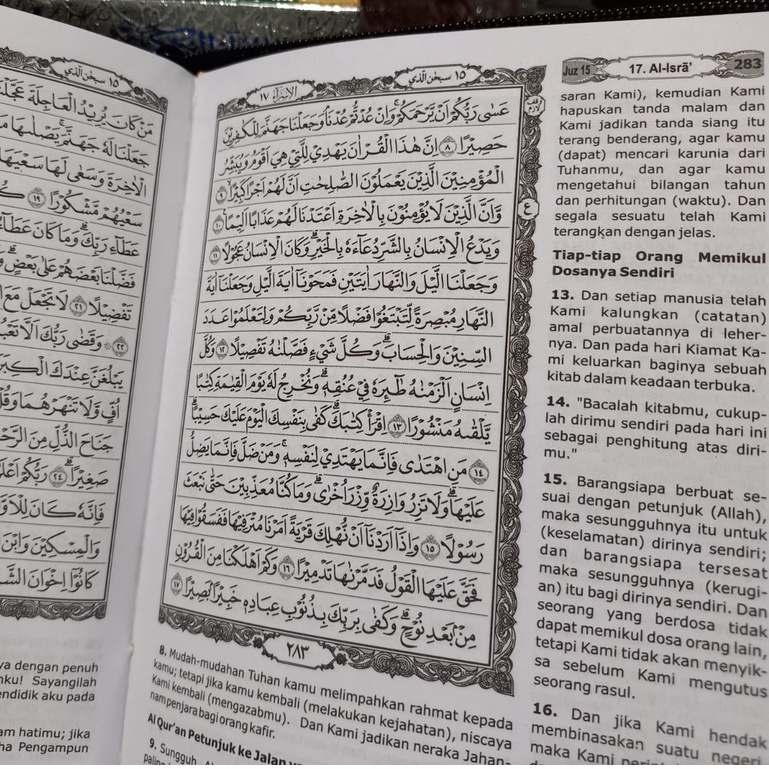 AL QURAN TERJEMAH TAJWID SEDANG A5 - ALQURAN TERJEMAH RESLETING TANGGUNG