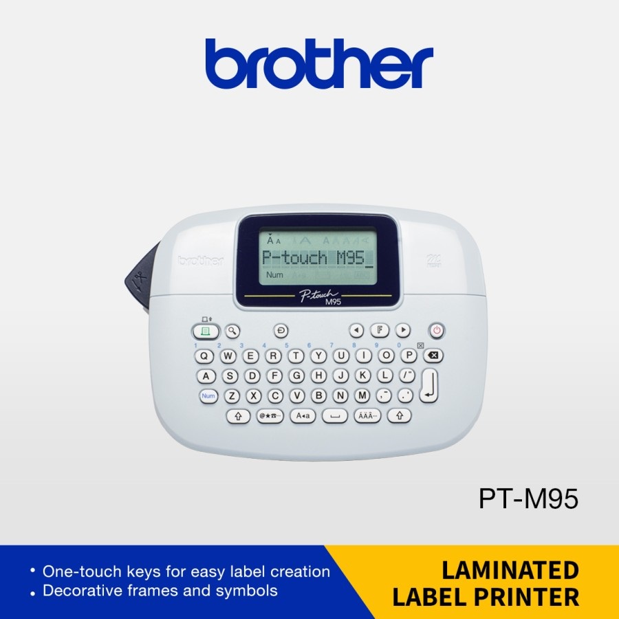 

Brother P-Touch PT-M95 Printer Label Laminated Sticker
