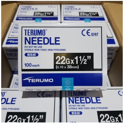 Needle Terumo 22g / Terumo Needle 22g / Jarum Terumo 22g