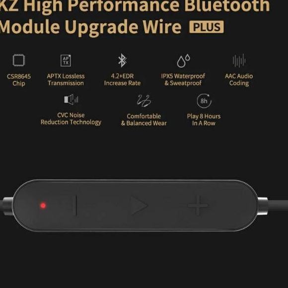 Harga Termurah KZ APTX Plus Bluetooth Module Adapter Cable Upgrade Wire - Pin A / B / C / MMCX