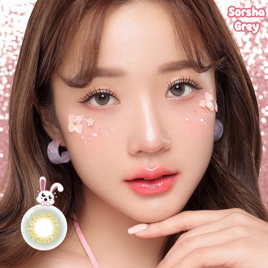 PINKRABBIT Softlens Sorsha Grey (Normal, Minus 0.5 s/d 10.00)