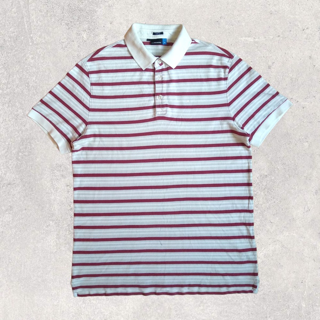 POLO SHIRT BY J.LINDEBERG STRIPE SECOND ORIGINAL