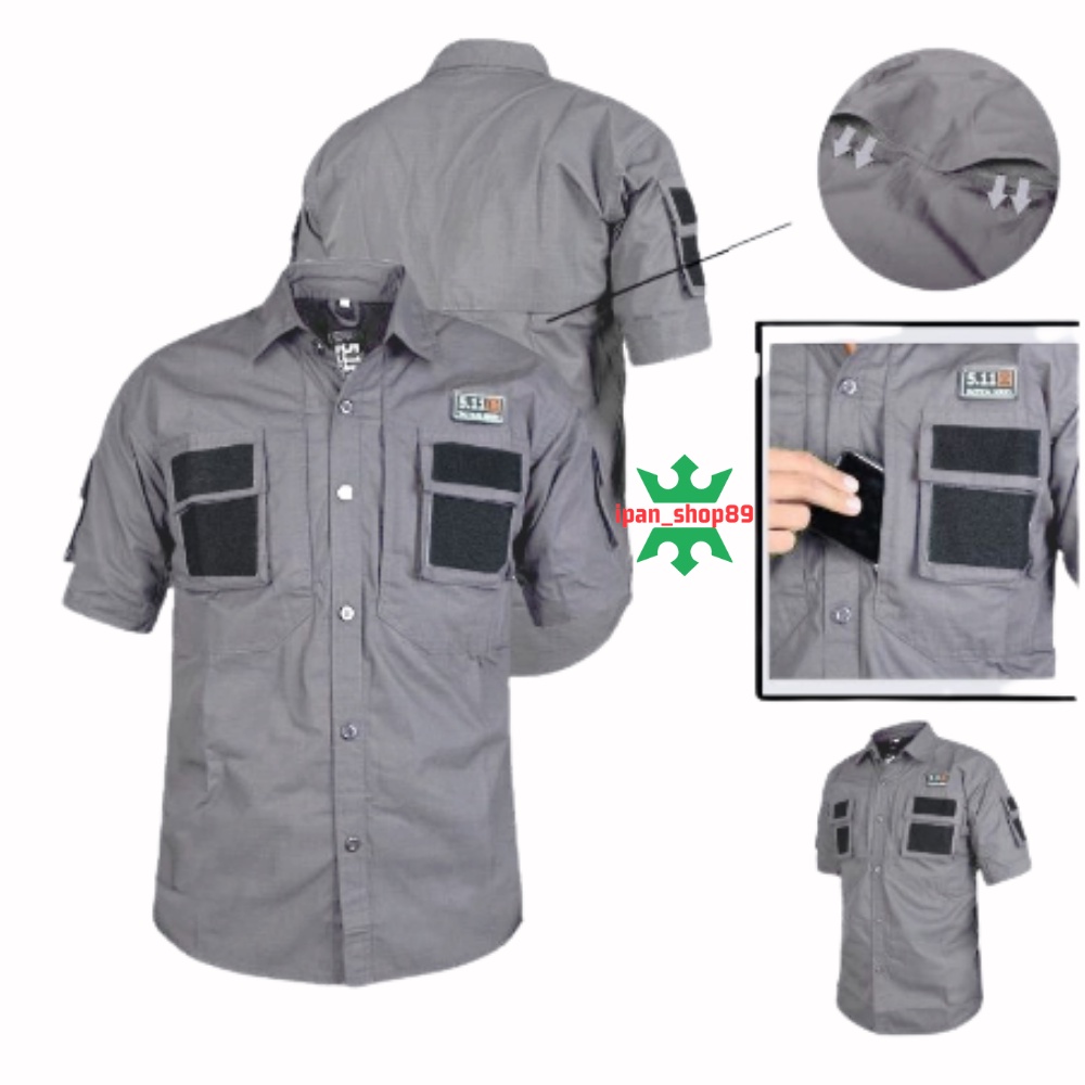 KEMEJA TACTICAL 511 TANGAN PENDEK / KEMEJA LAPANGAN 511 / KEMEJA PDL 511