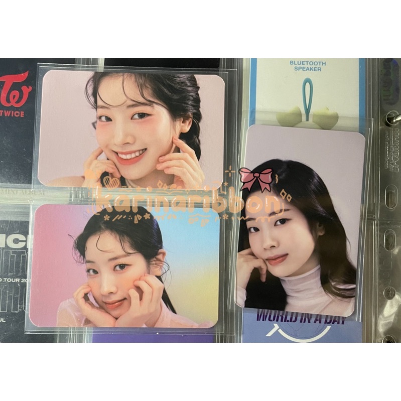 twice dahyun apieu korea photocard set (take all)