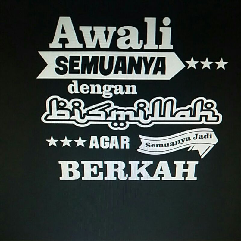 stiker kata kata mobil pick up truk dll